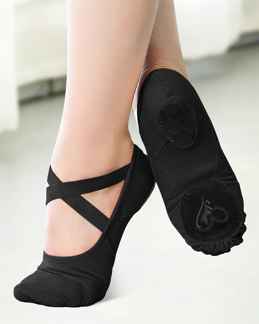 Adults Canvas Split-Sole Dance Shoes