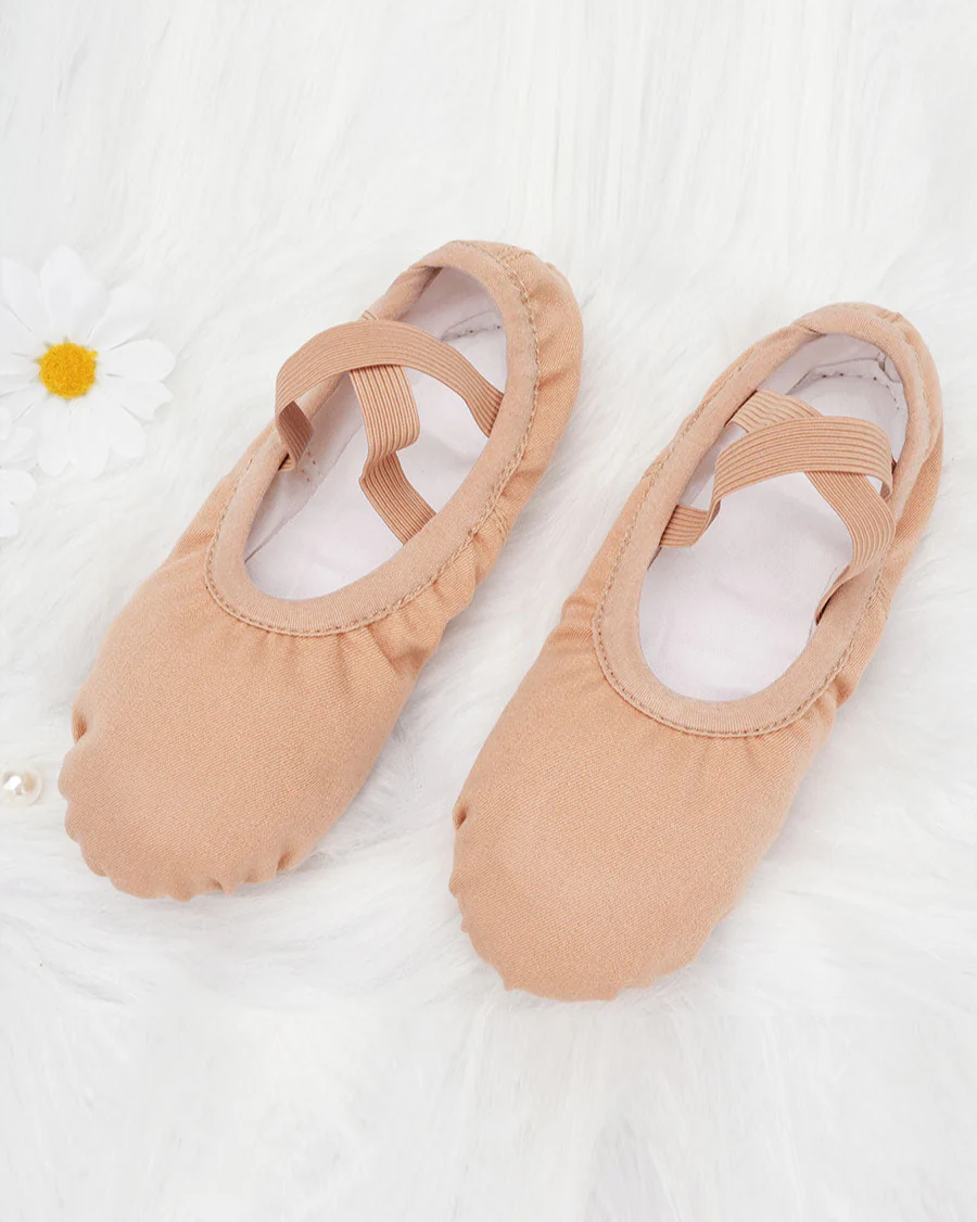 Adults Stretch Canvas Ballet Shoes - Image 2