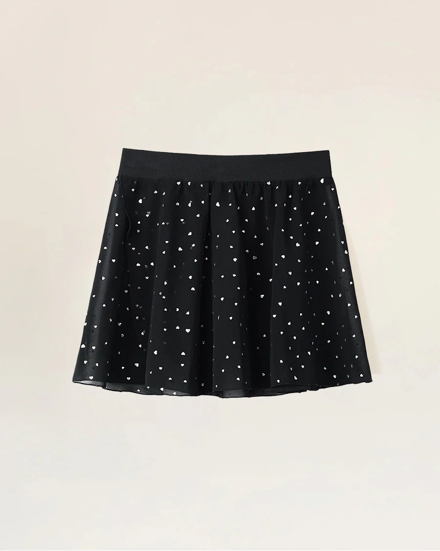 Girls Chiffon Pull-On Wrap Skirt