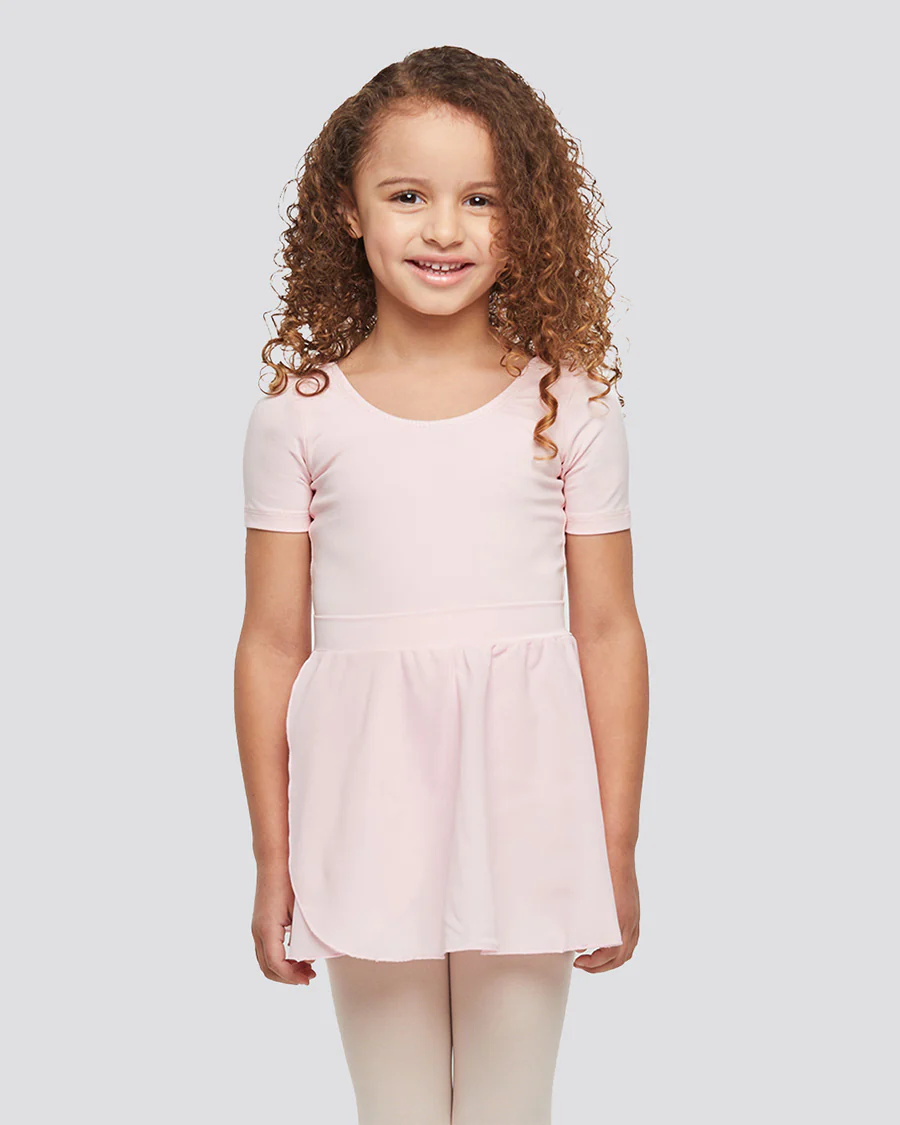 Girls Ballet Leotard Starter Kit (Short Sleeves Leotard & Pull On Skirt & Tights) - Image 2