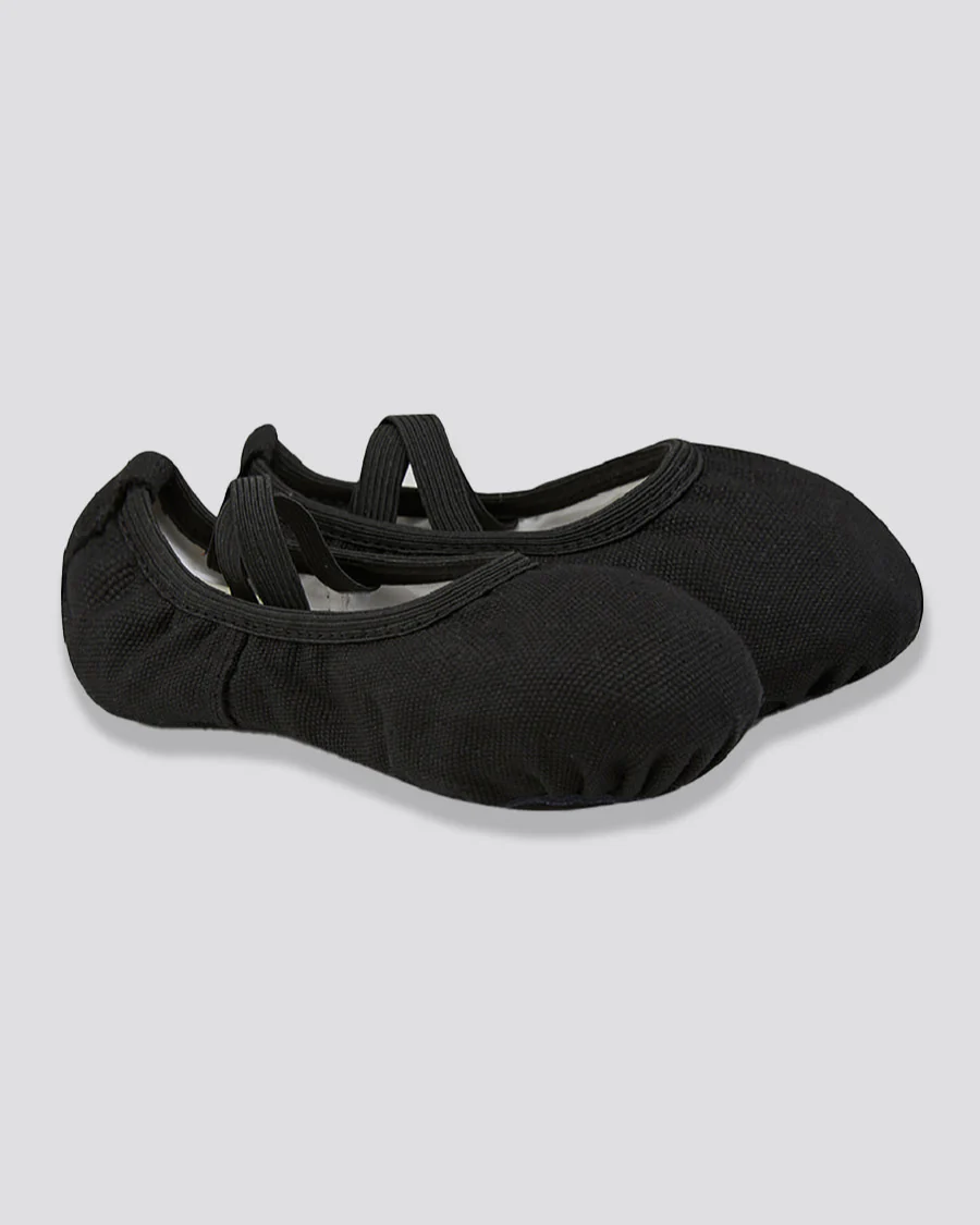 Kids Classic Canvas Ballet Shoes (no drawstring)