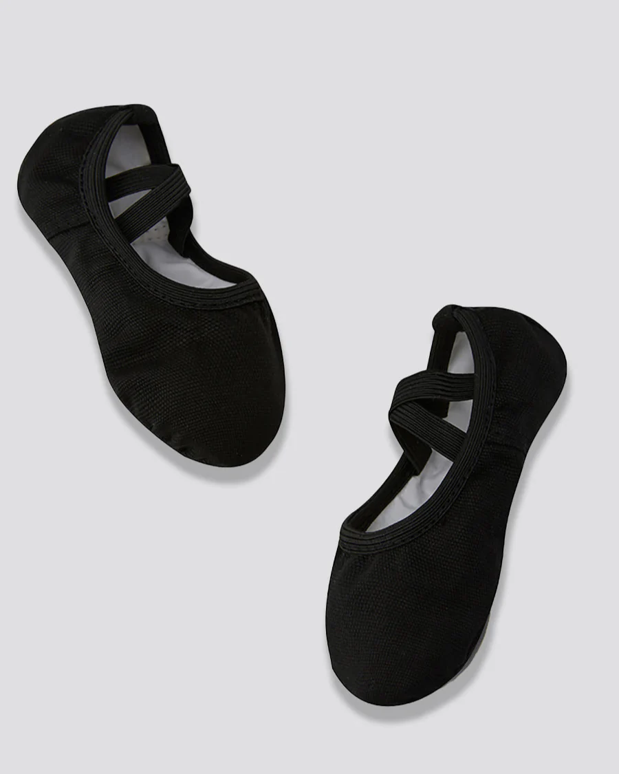 Kids Classic Canvas Ballet Shoes (no drawstring) - Image 2