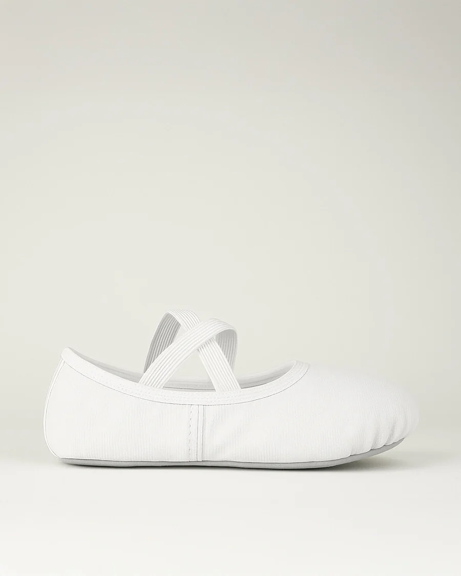 Kids Classic Canvas Ballet Shoes (no drawstring)