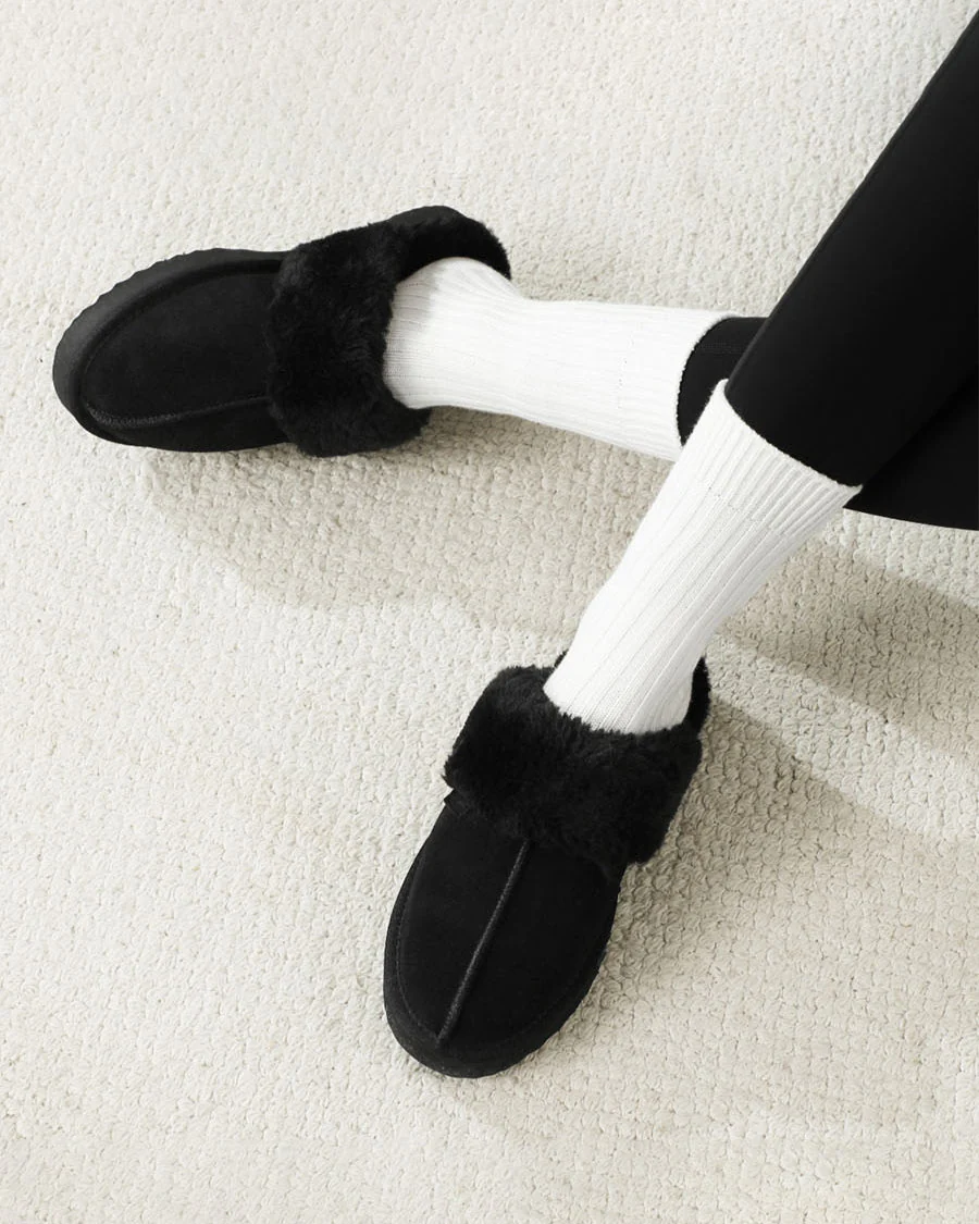 Classic Fuzzy Slippers - Image 3