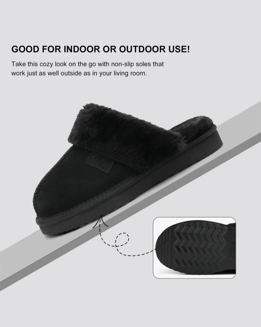 Classic Fuzzy Slippers - Image 6