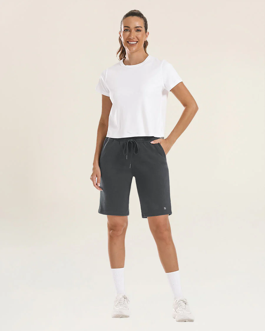 Cotton Lounge Shorts 10” - Image 3