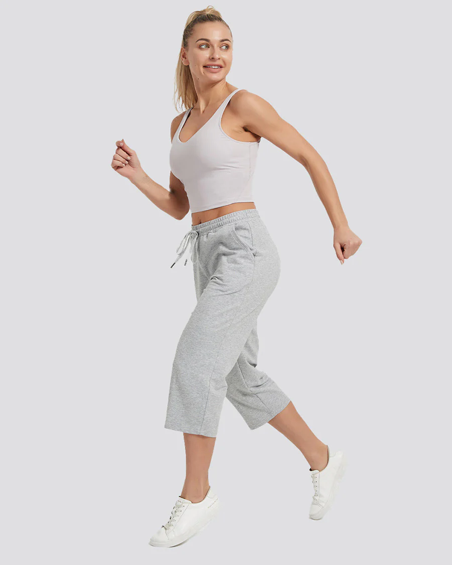 Cotton Capri Sweatpants - Image 3
