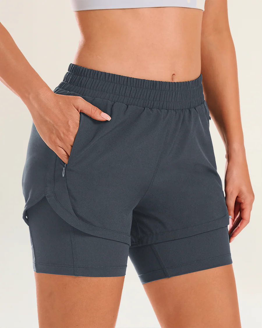 FlexRun Convertible 2 in 1 Running Shorts - Image 2