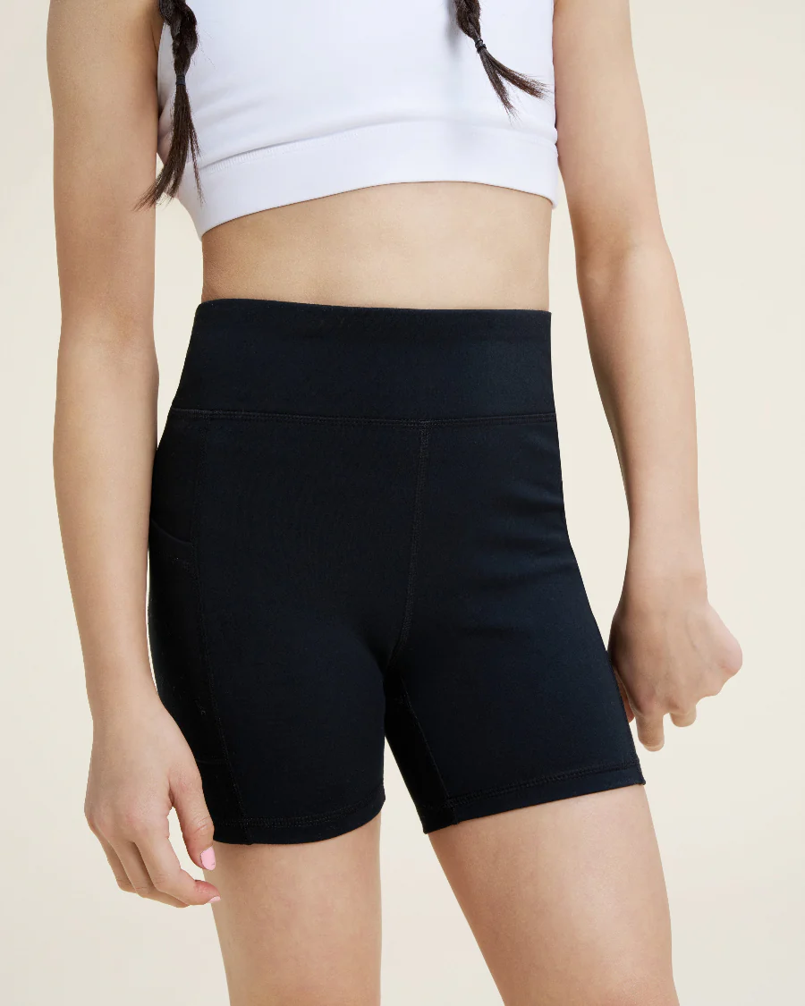 Girls 4" Volleyball Ace Shorts - Image 3