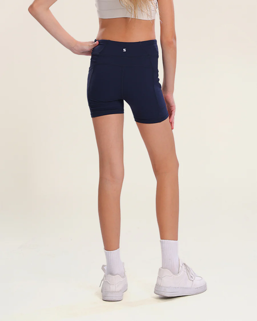 Girls 4" Volleyball Ace Shorts - Image 2