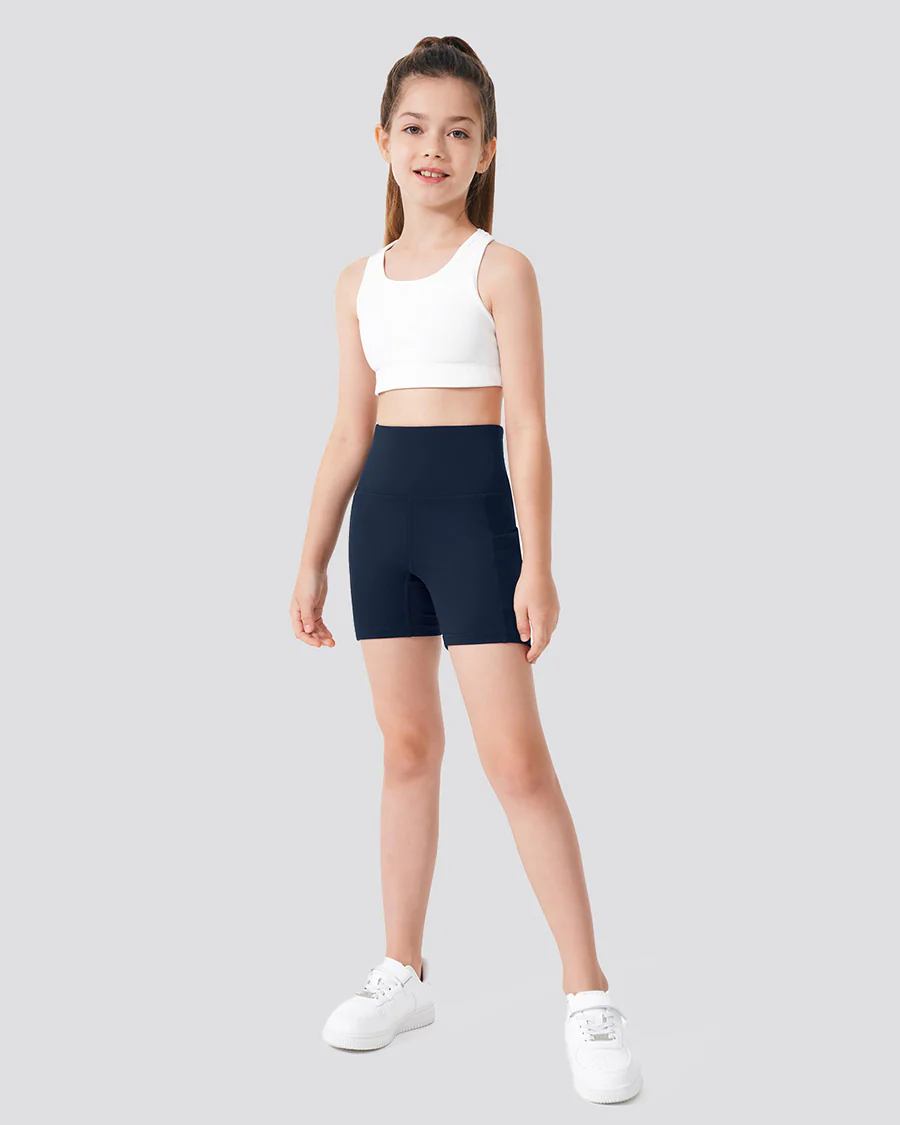 Girls 4" Volleyball Ace Shorts - Image 6