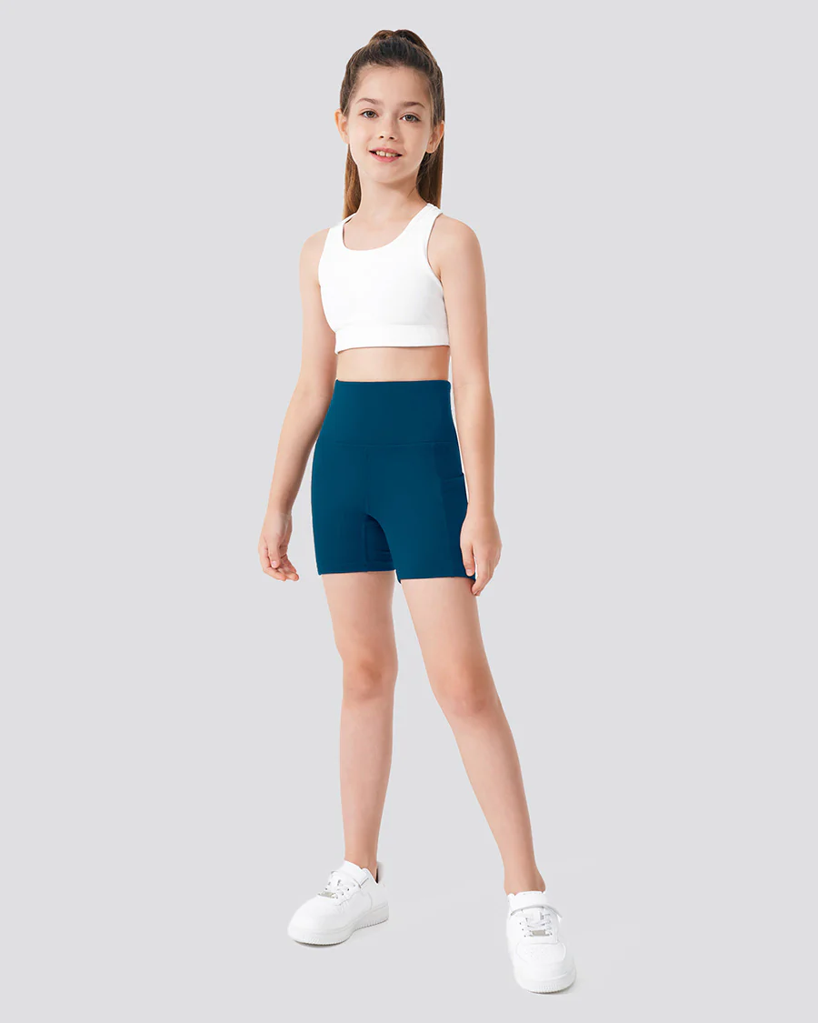 Girls 4" Volleyball Ace Shorts - Image 5