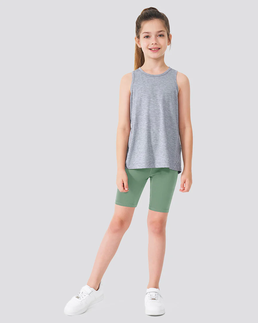 Girls 8" Volleyball Ace Shorts - Image 4
