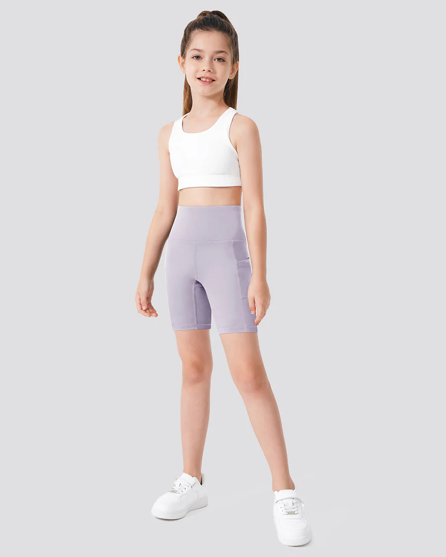 Girls 8" Volleyball Ace Shorts - Image 4