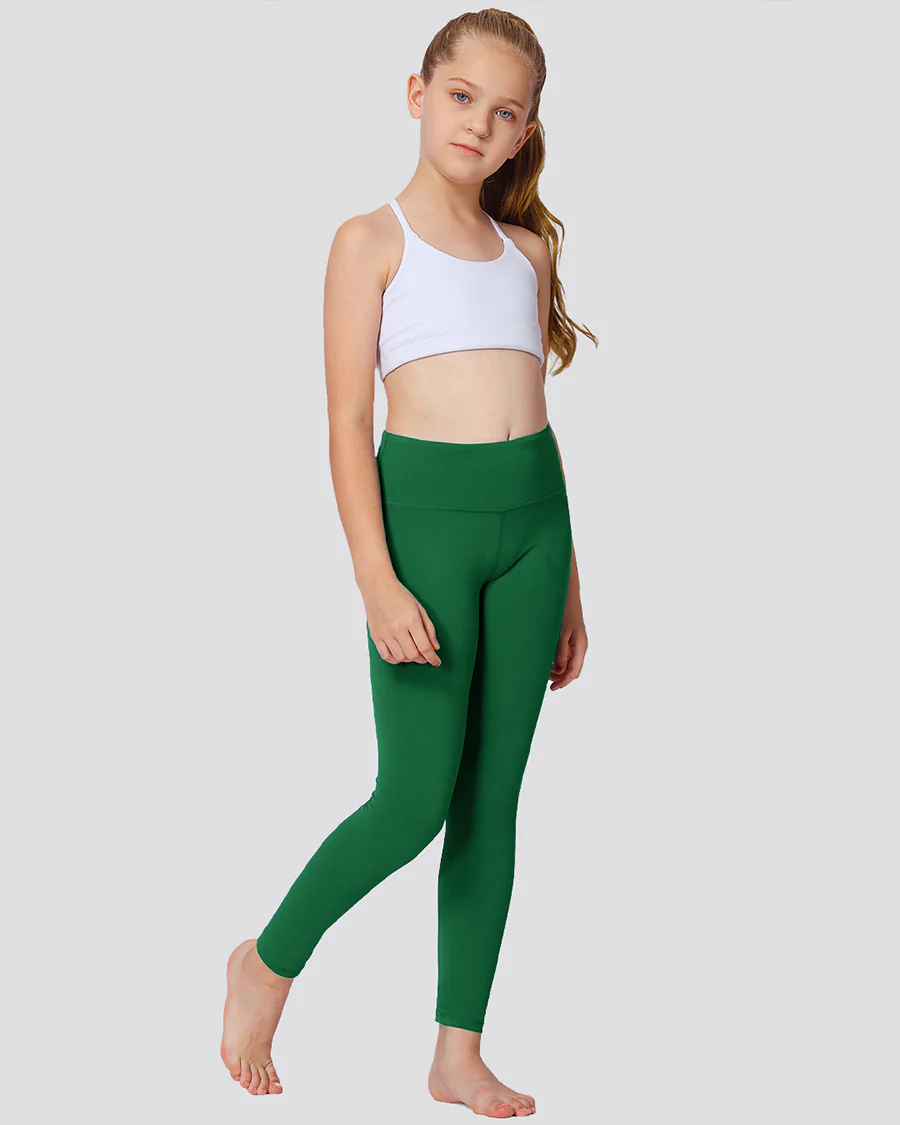Girls Soft Yoga Leggings - Image 2