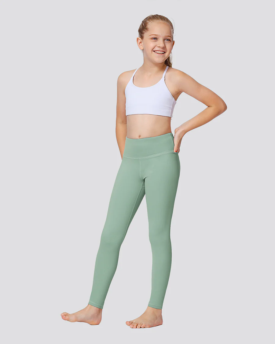 Girls Soft Yoga Leggings - Image 2