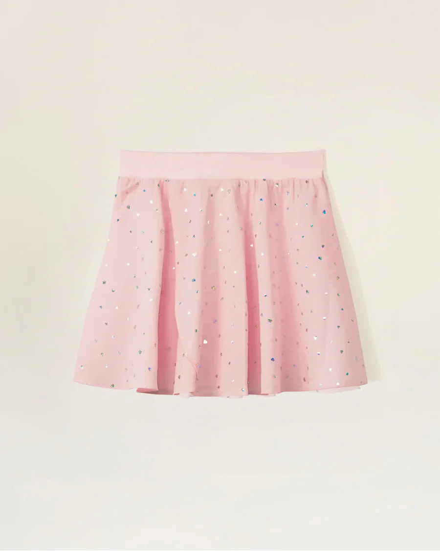 Girls Chiffon Pull-On Wrap Skirt