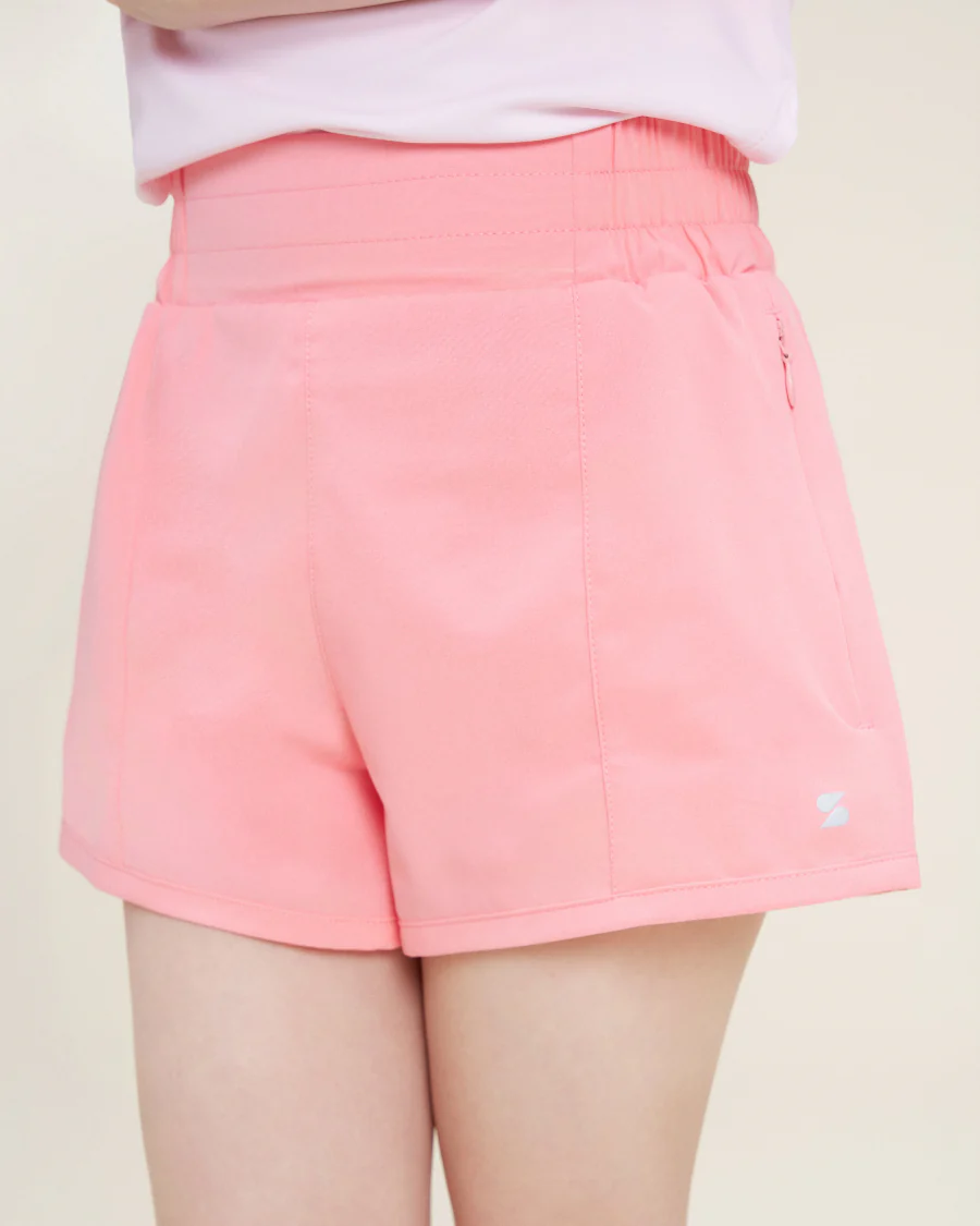 Girls BreezeEase High Waist Shorts - Image 4
