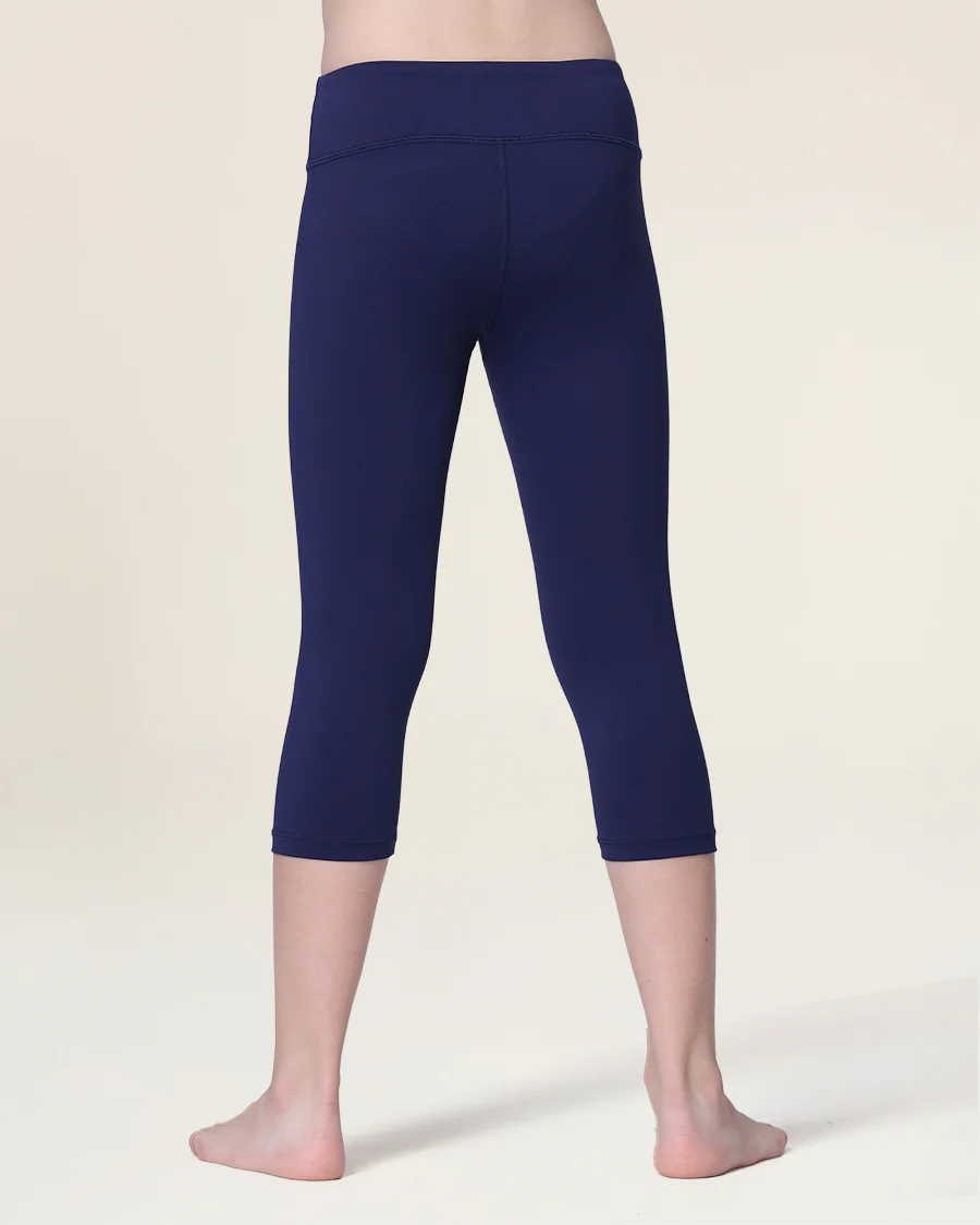 Girls Capri Yoga Leggings - Image 2