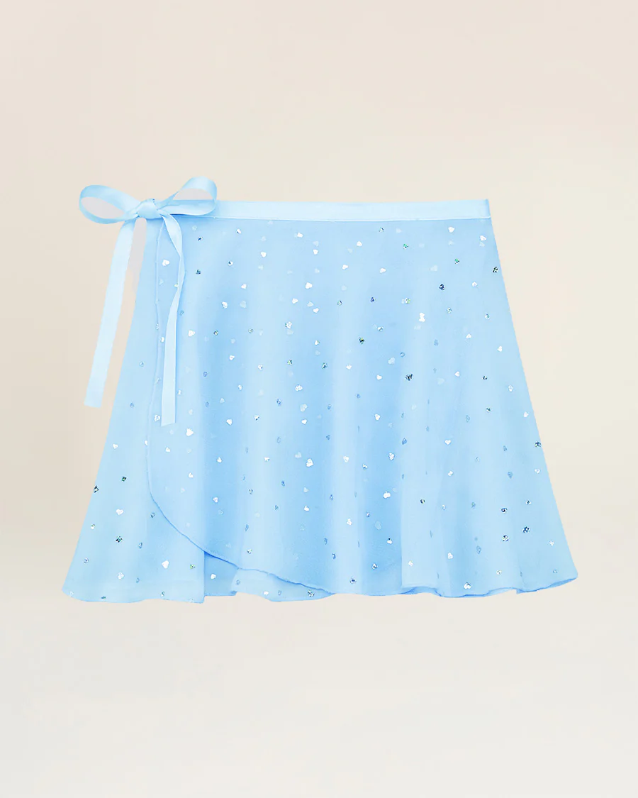 Girls Chiffon Wrap Skirt With Adjustable Tie