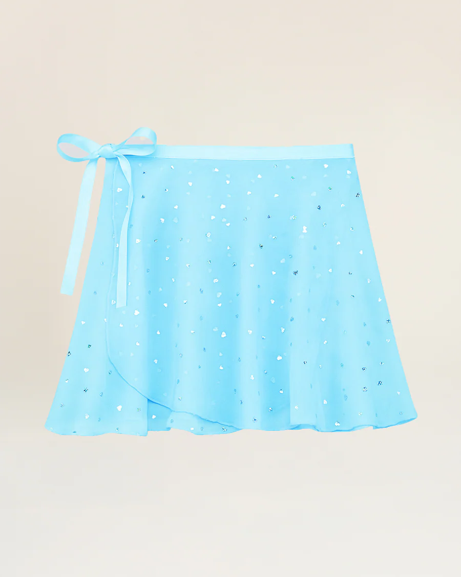 Girls Chiffon Wrap Skirt With Adjustable Tie