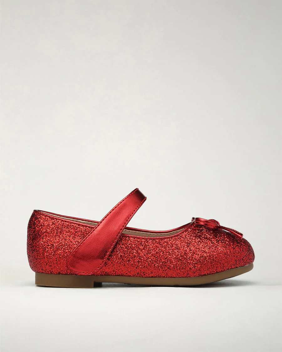 Girls Classic Mary Jane Flats with Bows