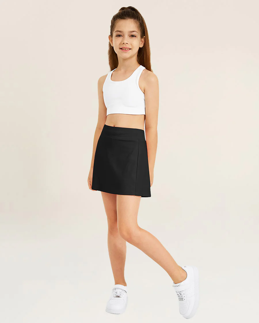 Girls CourtChic A-Line Tennis Skirt
