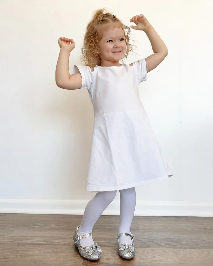Girls Crown Glitter Mary Jane Dress Shoes - Image 2