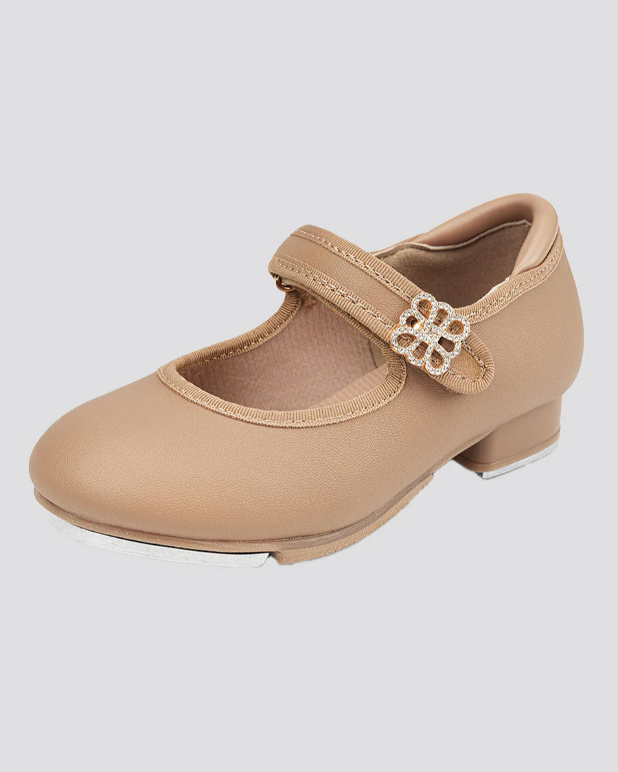 Kids Floral buckle Tap Shoes - Image 3