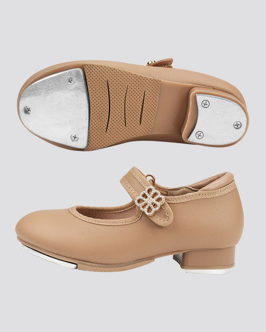 Kids Floral buckle Tap Shoes - Image 4
