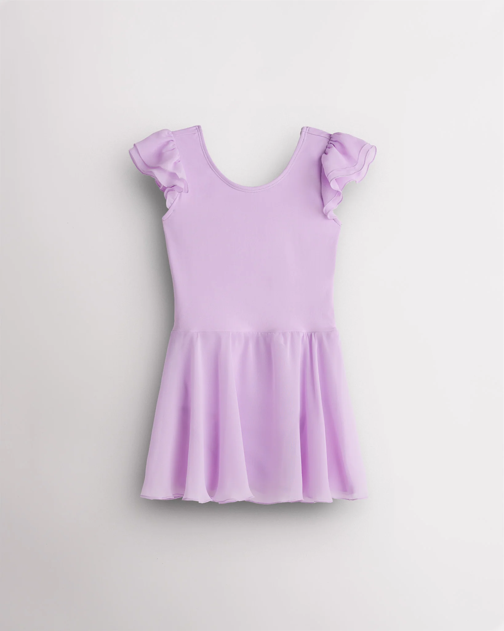 Girls Flutter Sleeves Dress