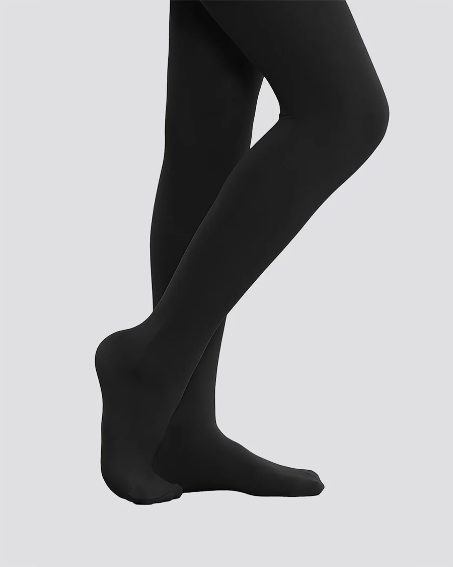 Girls Ultra Soft Footed Dance Tights - Image 2