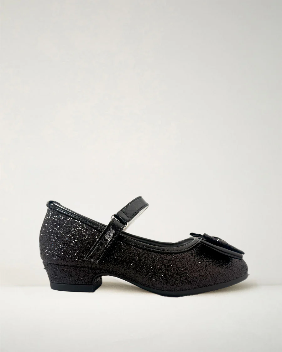 Girls Glittery Mary Jane Dress Shoes