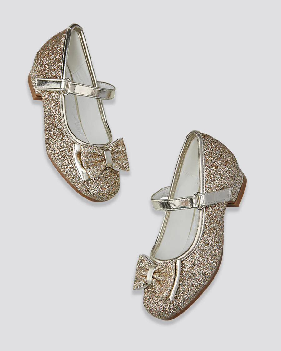 Girls Glittery Mary Jane Dress Shoes - Image 3