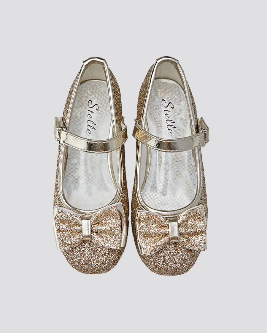 Girls Glittery Mary Jane Dress Shoes - Image 4