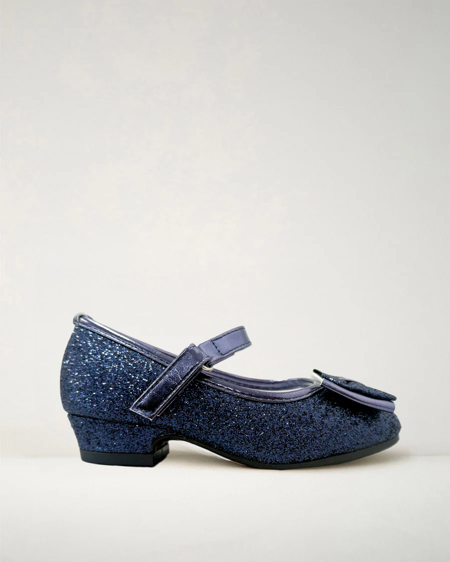 Girls Glittery Mary Jane Dress Shoes
