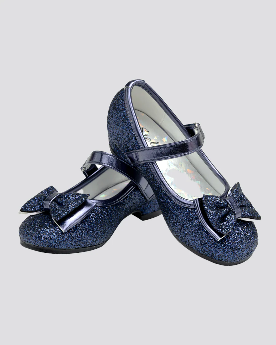 Girls Glittery Mary Jane Dress Shoes - Image 3