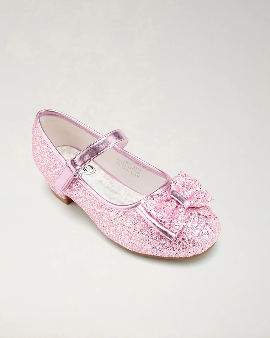 Girls Glittery Mary Jane Dress Shoes - Image 3
