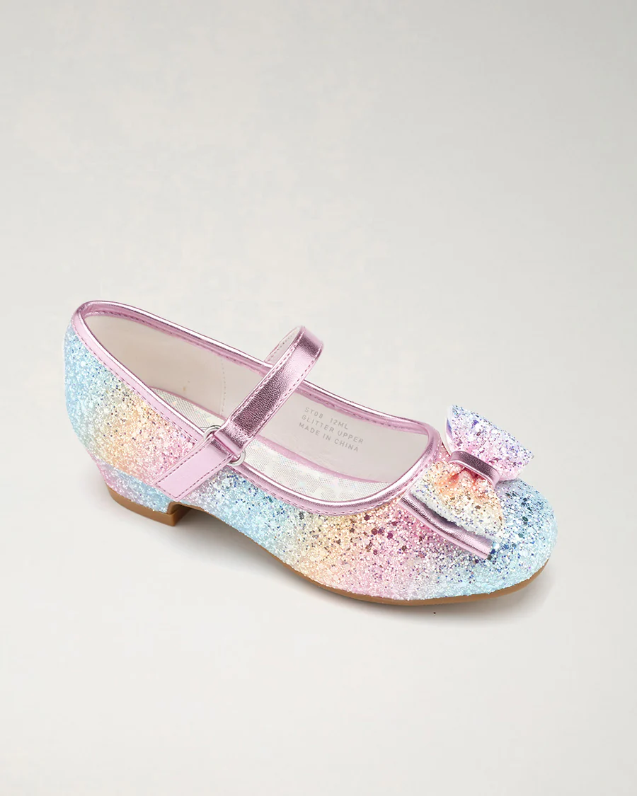Girls Glittery Mary Jane Dress Shoes - Image 3