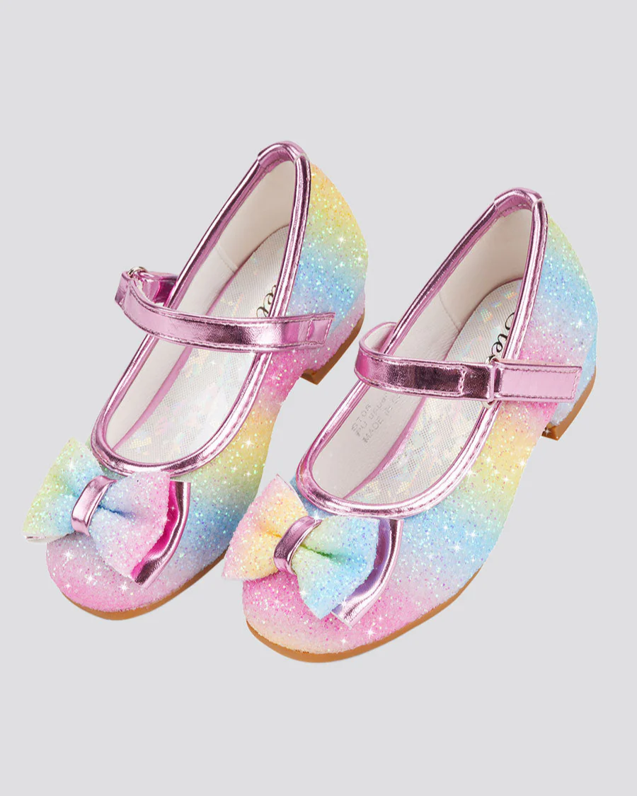 Girls Glittery Mary Jane Dress Shoes - Image 2