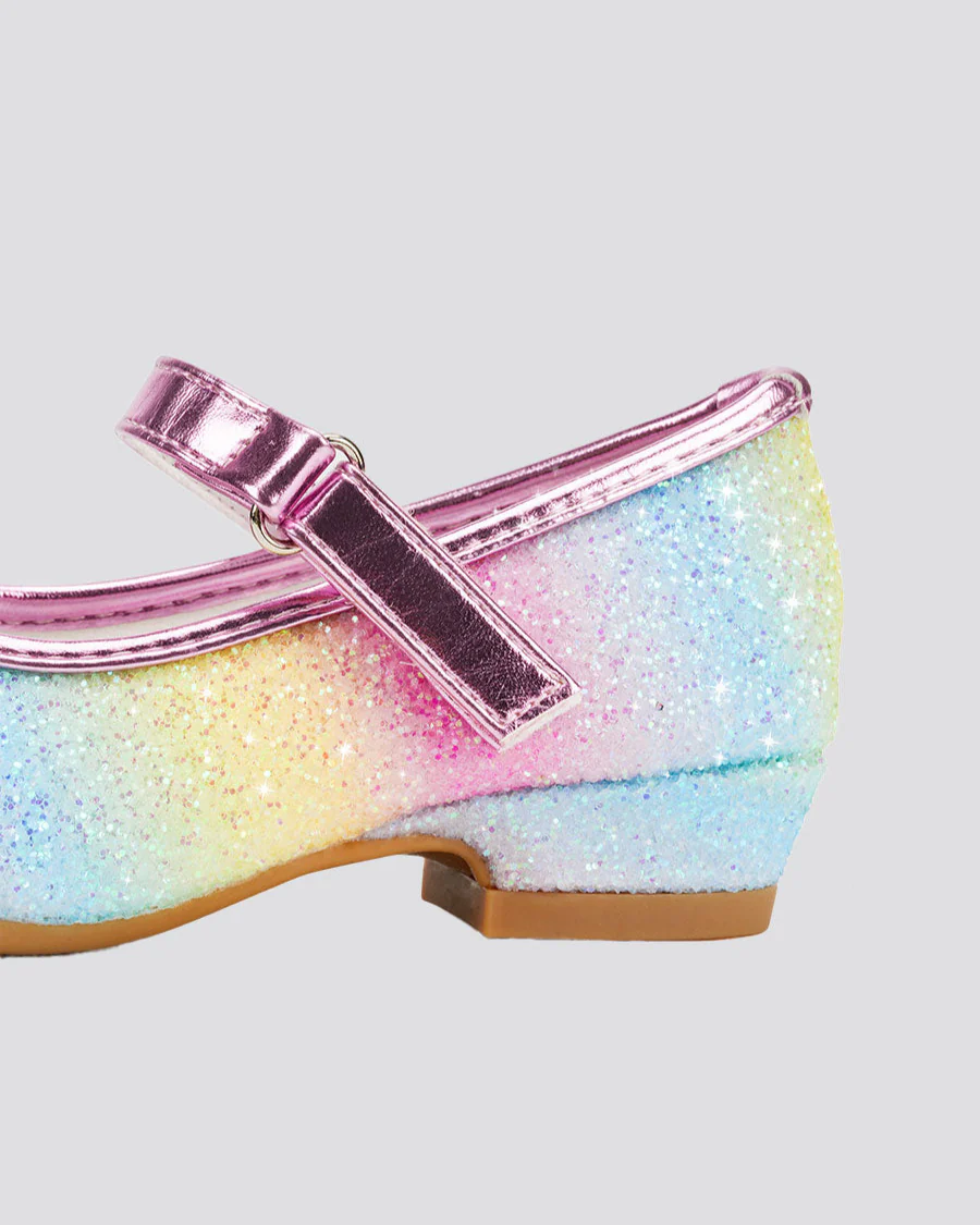 Girls Glittery Mary Jane Dress Shoes - Image 5