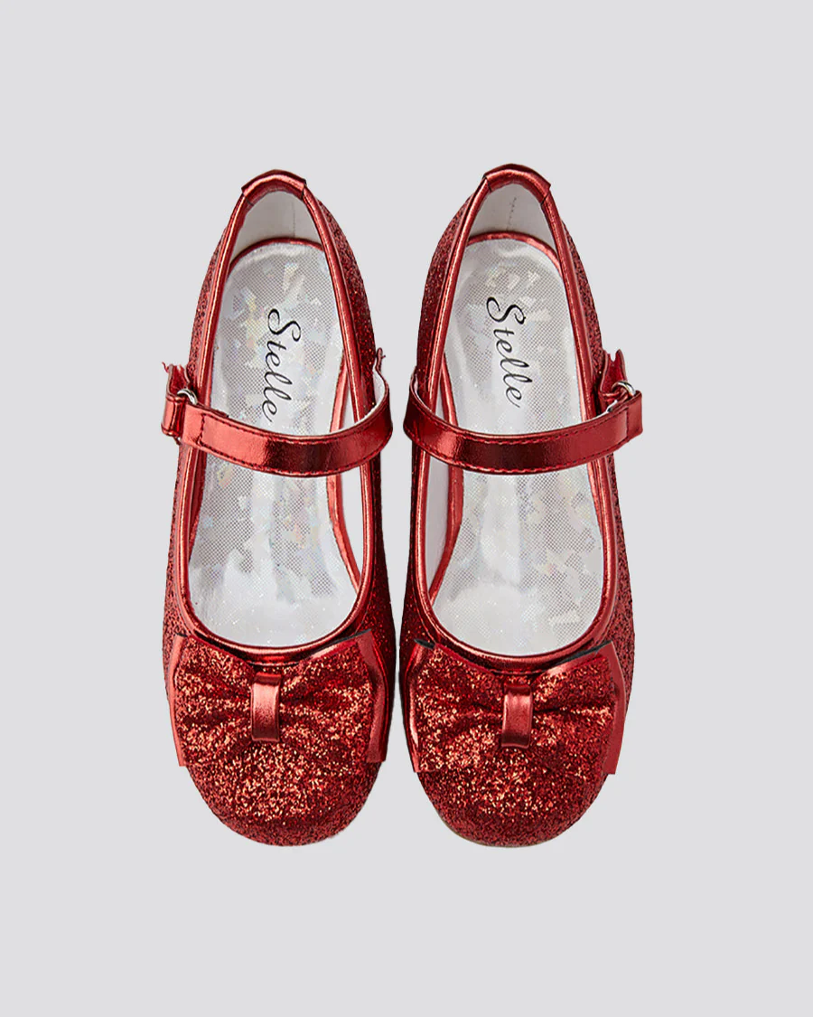 Girls Glittery Mary Jane Dress Shoes - Image 4