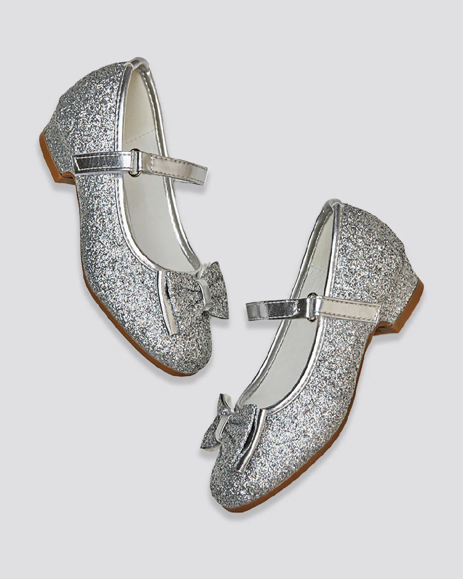 Girls Glittery Mary Jane Dress Shoes - Image 3