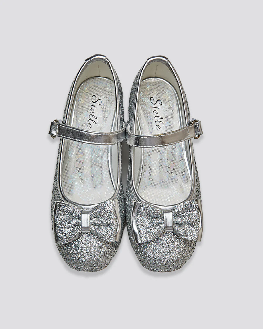 Girls Glittery Mary Jane Dress Shoes - Image 4
