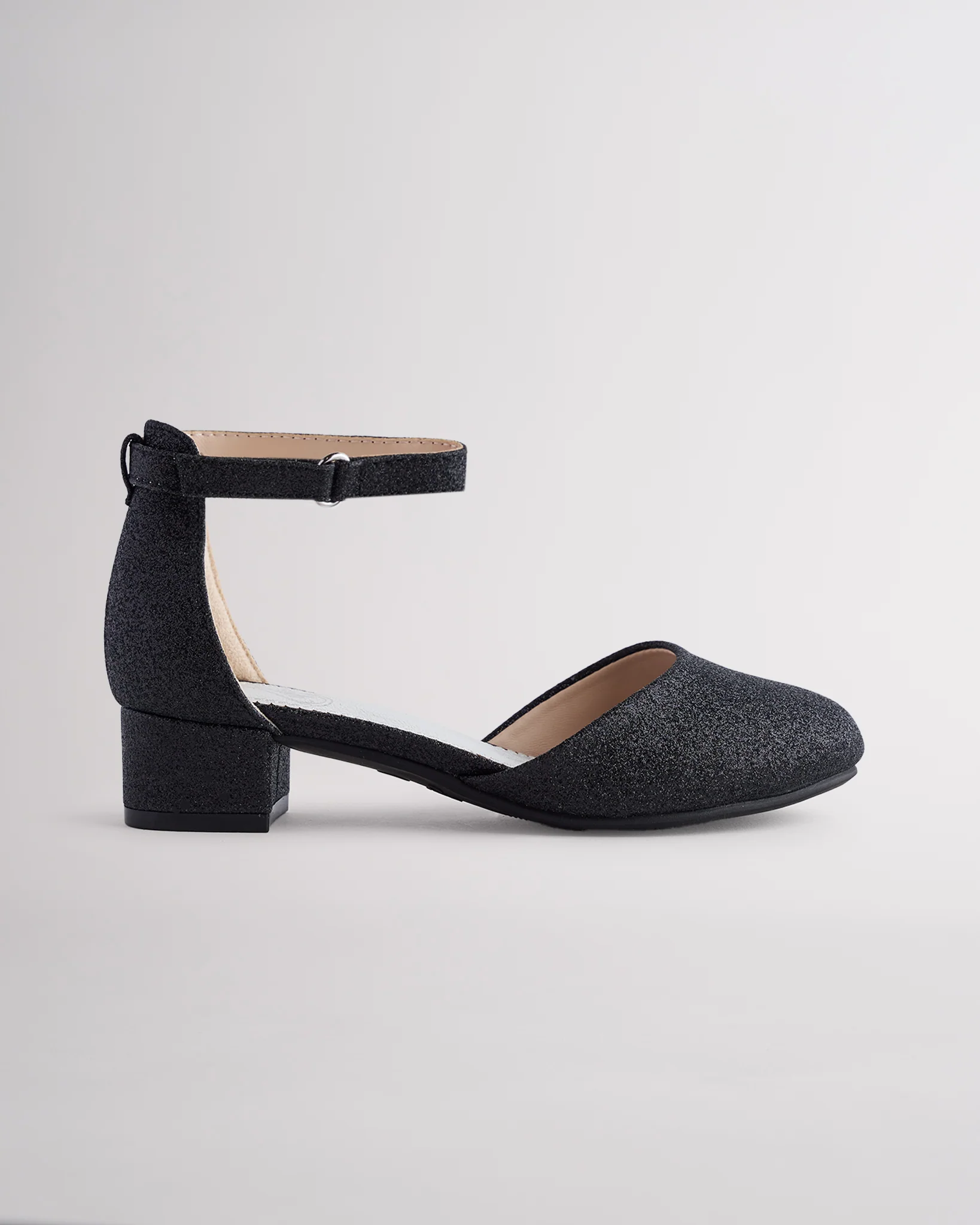 Girls Low Block Heel Dress Shoes