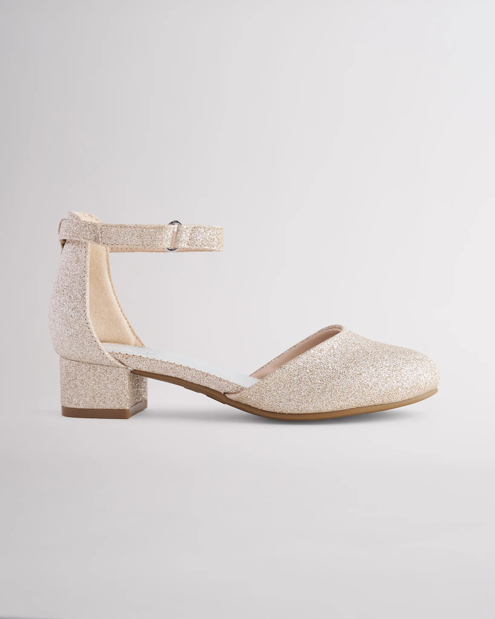 Girls Low Block Heel Dress Shoes