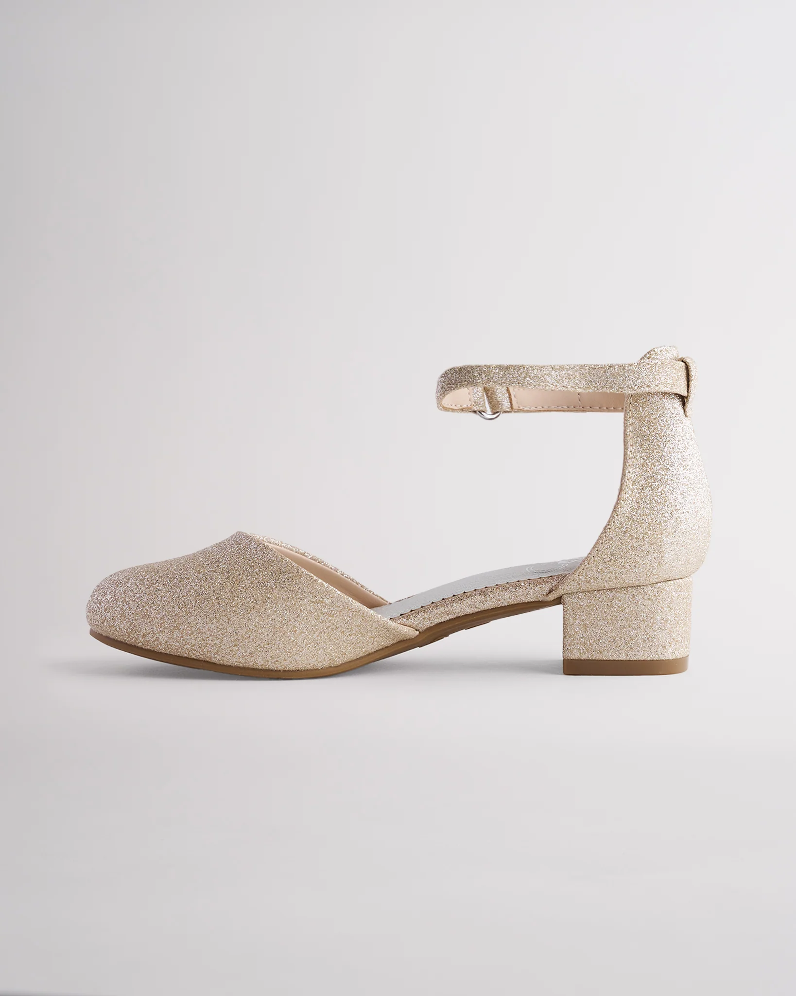 Girls Low Block Heel Dress Shoes - Image 3