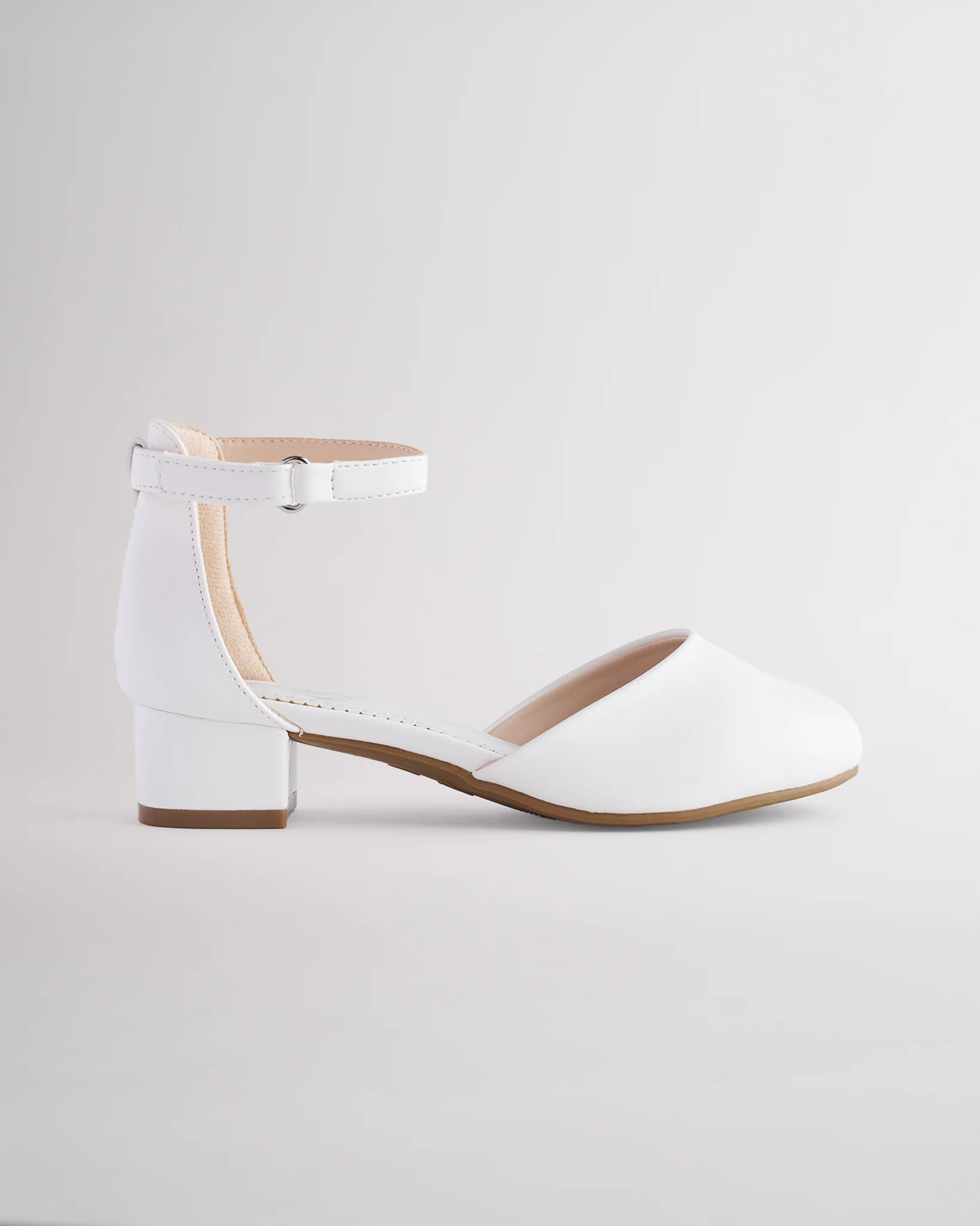 Girls Low Block Heel Dress Shoes