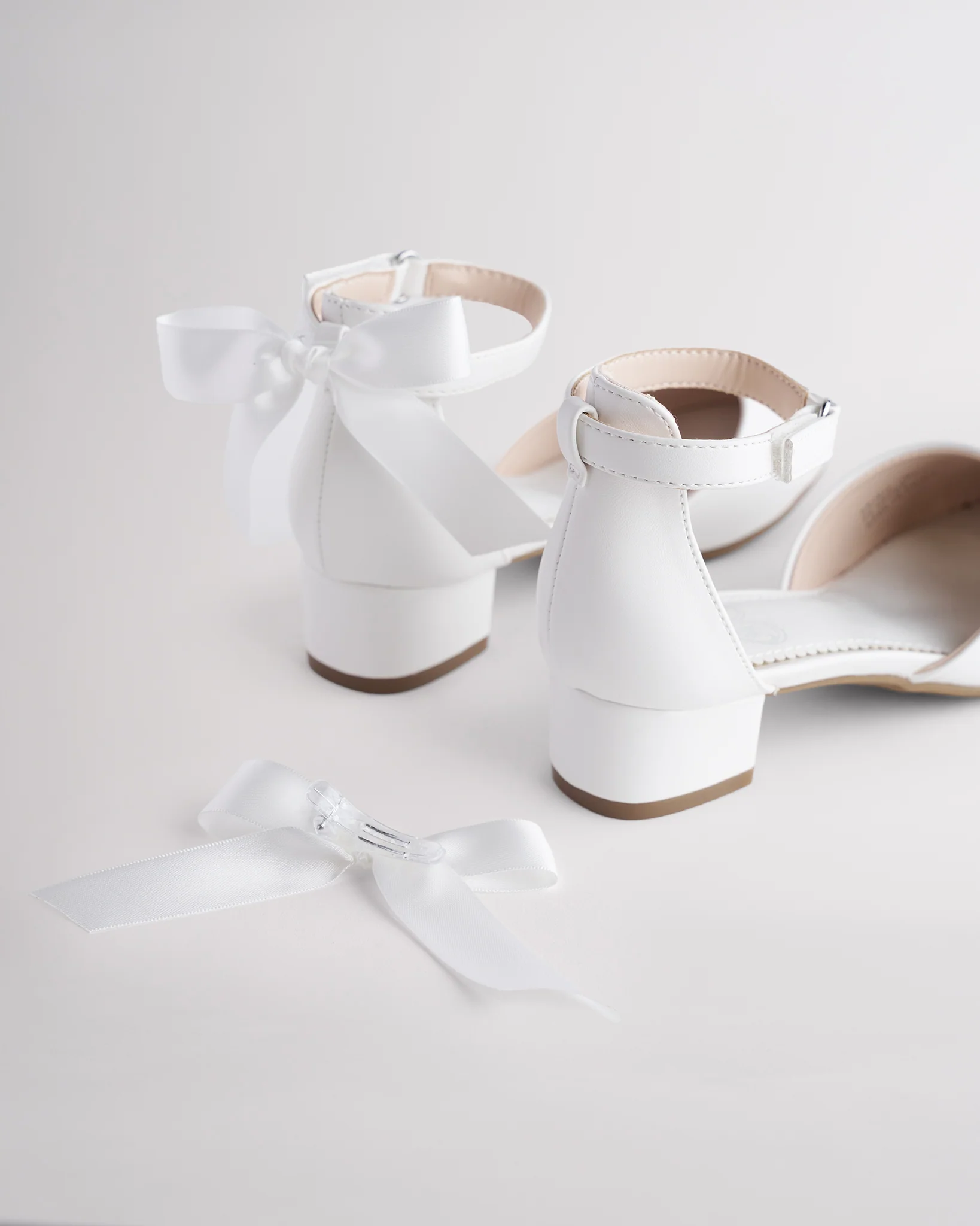 Girls Low Block Heel Dress Shoes - Image 5