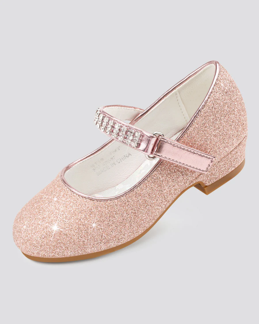 Girls Low Heel Mary Jane Dress Shoes - Image 2